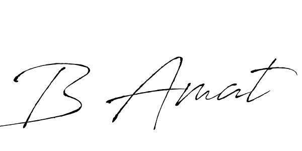 Use a signature maker to create a handwritten signature online. With this signature software, you can design (Antro_Vectra) your own signature for name B Amat. B Amat signature style 6 images and pictures png