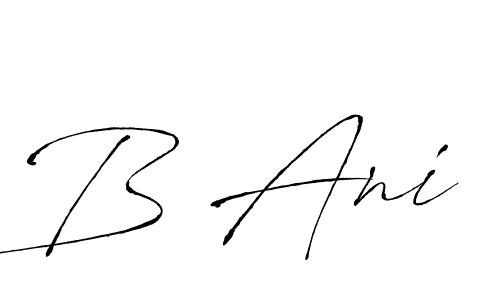 Best and Professional Signature Style for B Ani. Antro_Vectra Best Signature Style Collection. B Ani signature style 6 images and pictures png