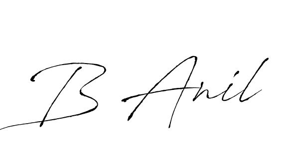This is the best signature style for the B Anil name. Also you like these signature font (Antro_Vectra). Mix name signature. B Anil signature style 6 images and pictures png