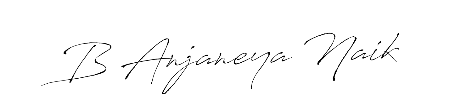 B Anjaneya Naik stylish signature style. Best Handwritten Sign (Antro_Vectra) for my name. Handwritten Signature Collection Ideas for my name B Anjaneya Naik. B Anjaneya Naik signature style 6 images and pictures png