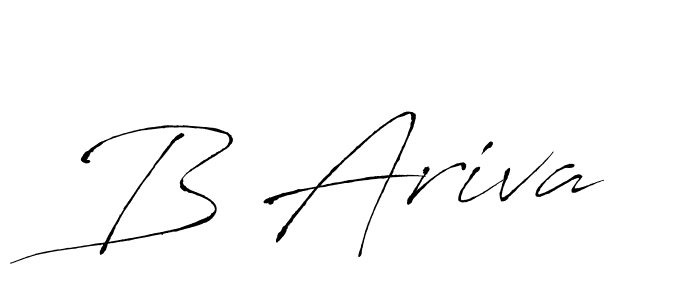 Similarly Antro_Vectra is the best handwritten signature design. Signature creator online .You can use it as an online autograph creator for name B Ariva. B Ariva signature style 6 images and pictures png