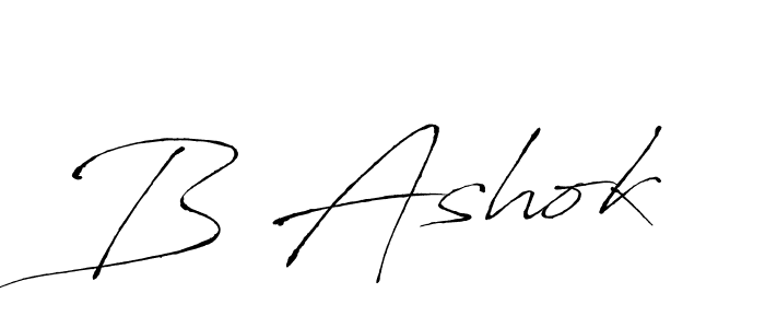 Also we have B Ashok name is the best signature style. Create professional handwritten signature collection using Antro_Vectra autograph style. B Ashok signature style 6 images and pictures png