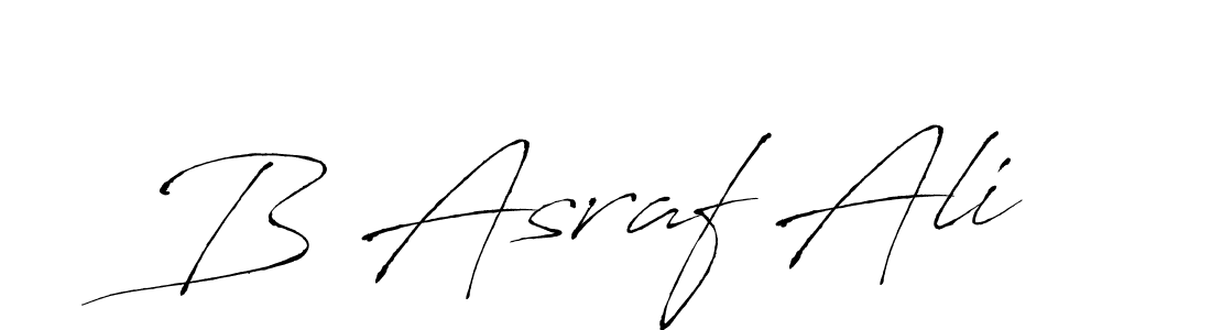 The best way (Antro_Vectra) to make a short signature is to pick only two or three words in your name. The name B Asraf Ali include a total of six letters. For converting this name. B Asraf Ali signature style 6 images and pictures png