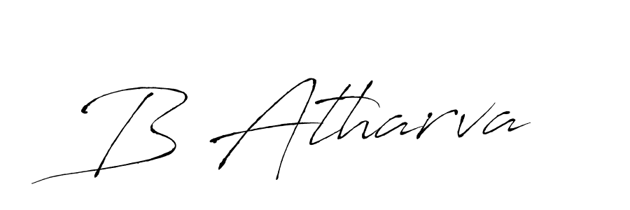 This is the best signature style for the B Atharva name. Also you like these signature font (Antro_Vectra). Mix name signature. B Atharva signature style 6 images and pictures png