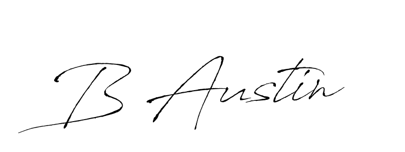 B Austin stylish signature style. Best Handwritten Sign (Antro_Vectra) for my name. Handwritten Signature Collection Ideas for my name B Austin. B Austin signature style 6 images and pictures png