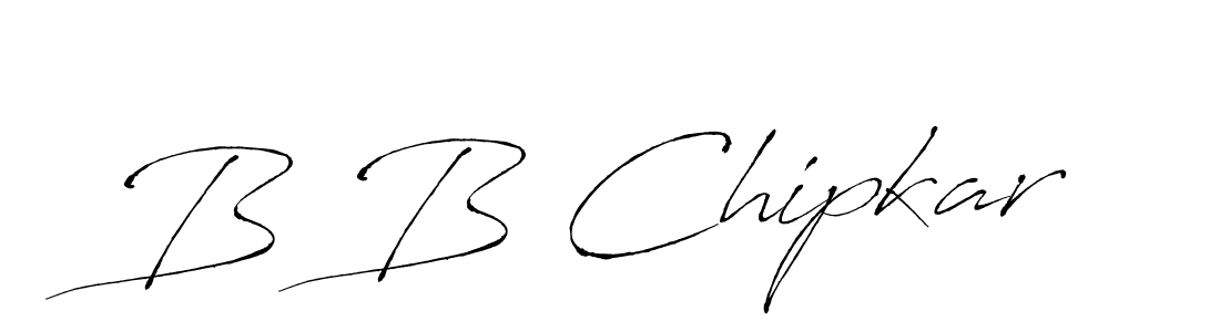 B B Chipkar stylish signature style. Best Handwritten Sign (Antro_Vectra) for my name. Handwritten Signature Collection Ideas for my name B B Chipkar. B B Chipkar signature style 6 images and pictures png