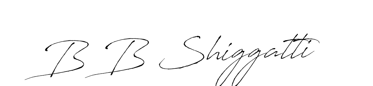 Make a beautiful signature design for name B B Shiggatti. Use this online signature maker to create a handwritten signature for free. B B Shiggatti signature style 6 images and pictures png