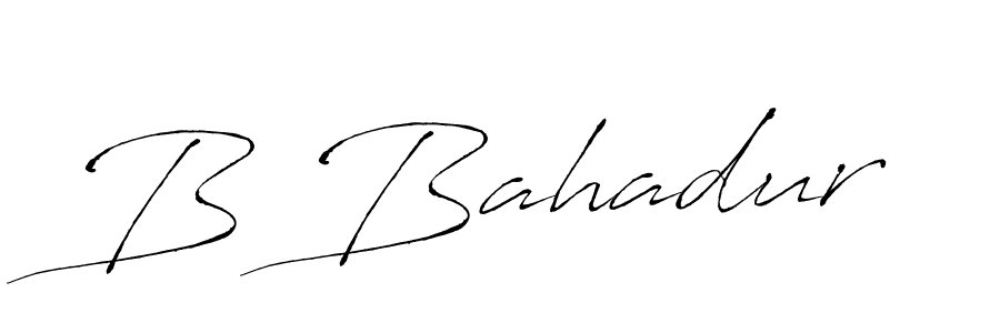 Make a beautiful signature design for name B Bahadur. With this signature (Antro_Vectra) style, you can create a handwritten signature for free. B Bahadur signature style 6 images and pictures png