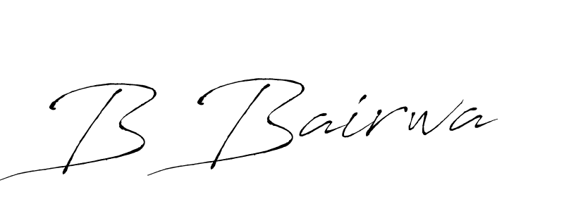 How to make B Bairwa name signature. Use Antro_Vectra style for creating short signs online. This is the latest handwritten sign. B Bairwa signature style 6 images and pictures png