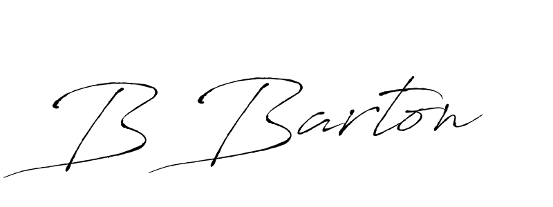 You should practise on your own different ways (Antro_Vectra) to write your name (B Barton) in signature. don't let someone else do it for you. B Barton signature style 6 images and pictures png