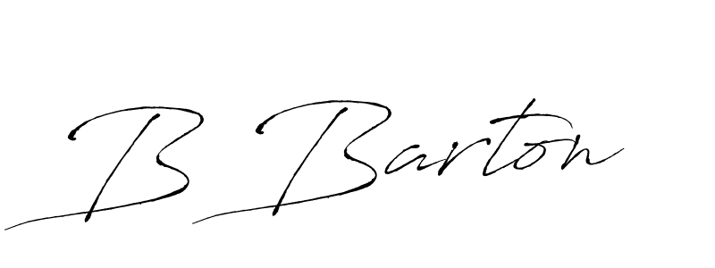 How to make B Barton name signature. Use Antro_Vectra style for creating short signs online. This is the latest handwritten sign. B Barton signature style 6 images and pictures png