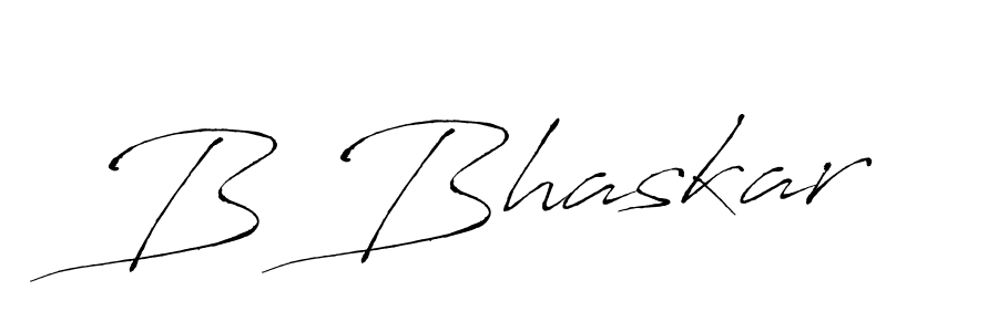 How to make B Bhaskar name signature. Use Antro_Vectra style for creating short signs online. This is the latest handwritten sign. B Bhaskar signature style 6 images and pictures png