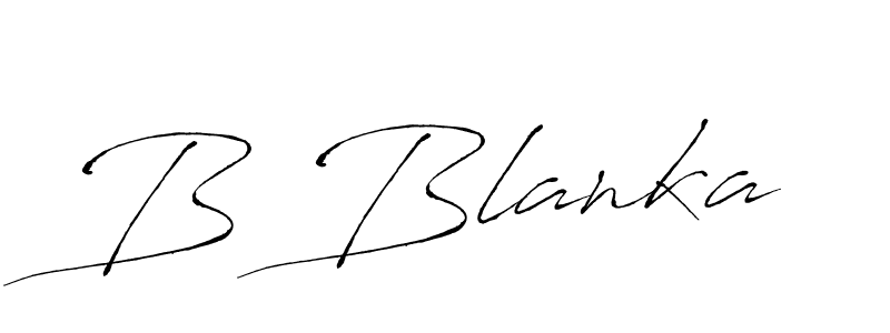 Design your own signature with our free online signature maker. With this signature software, you can create a handwritten (Antro_Vectra) signature for name B Blanka. B Blanka signature style 6 images and pictures png