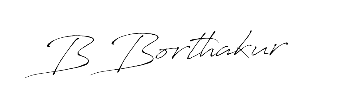Design your own signature with our free online signature maker. With this signature software, you can create a handwritten (Antro_Vectra) signature for name B Borthakur. B Borthakur signature style 6 images and pictures png