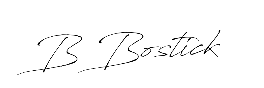 Once you've used our free online signature maker to create your best signature Antro_Vectra style, it's time to enjoy all of the benefits that B Bostick name signing documents. B Bostick signature style 6 images and pictures png