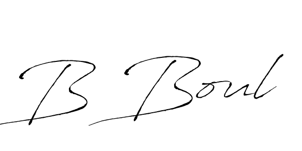 Once you've used our free online signature maker to create your best signature Antro_Vectra style, it's time to enjoy all of the benefits that B Boul name signing documents. B Boul signature style 6 images and pictures png