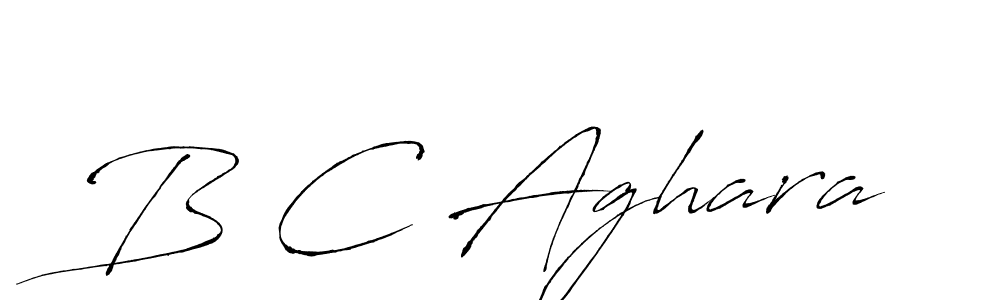 How to make B C Aghara signature? Antro_Vectra is a professional autograph style. Create handwritten signature for B C Aghara name. B C Aghara signature style 6 images and pictures png