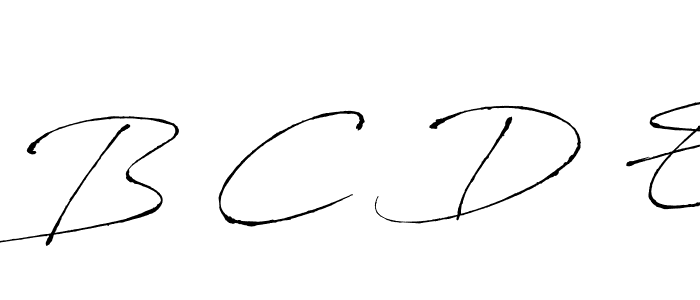 How to make B C D E signature? Antro_Vectra is a professional autograph style. Create handwritten signature for B C D E name. B C D E signature style 6 images and pictures png