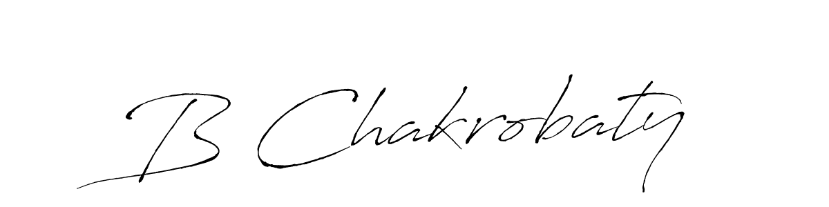The best way (Antro_Vectra) to make a short signature is to pick only two or three words in your name. The name B Chakrobaty include a total of six letters. For converting this name. B Chakrobaty signature style 6 images and pictures png