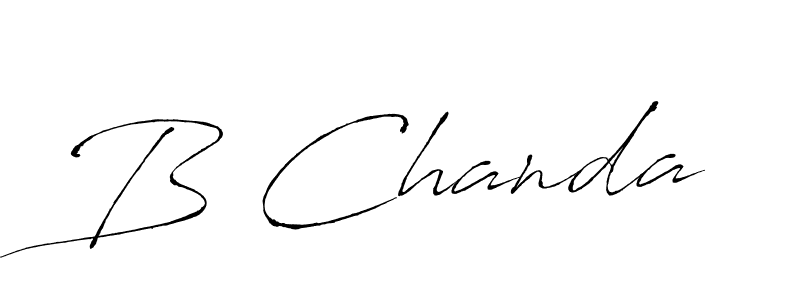 Similarly Antro_Vectra is the best handwritten signature design. Signature creator online .You can use it as an online autograph creator for name B Chanda. B Chanda signature style 6 images and pictures png