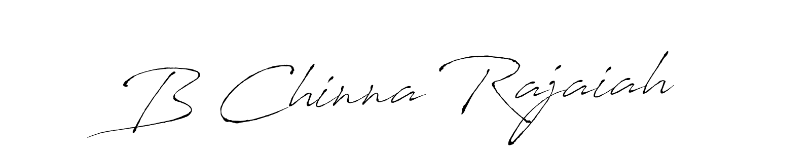 Use a signature maker to create a handwritten signature online. With this signature software, you can design (Antro_Vectra) your own signature for name B Chinna Rajaiah. B Chinna Rajaiah signature style 6 images and pictures png