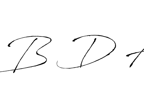 Create a beautiful signature design for name B D A. With this signature (Antro_Vectra) fonts, you can make a handwritten signature for free. B D A signature style 6 images and pictures png