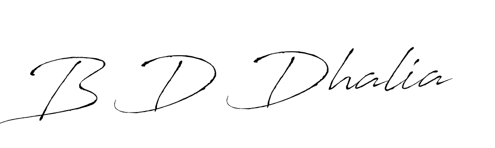 Also we have B D Dhalia name is the best signature style. Create professional handwritten signature collection using Antro_Vectra autograph style. B D Dhalia signature style 6 images and pictures png