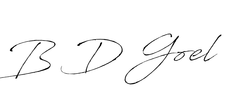 How to Draw B D Goel signature style? Antro_Vectra is a latest design signature styles for name B D Goel. B D Goel signature style 6 images and pictures png