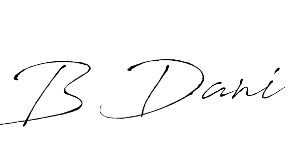 You can use this online signature creator to create a handwritten signature for the name B Dani. This is the best online autograph maker. B Dani signature style 6 images and pictures png