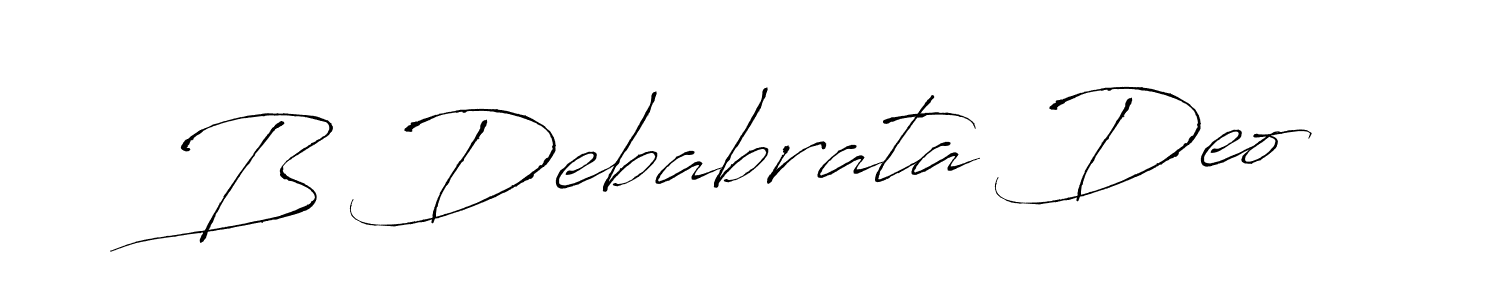 How to make B Debabrata Deo signature? Antro_Vectra is a professional autograph style. Create handwritten signature for B Debabrata Deo name. B Debabrata Deo signature style 6 images and pictures png