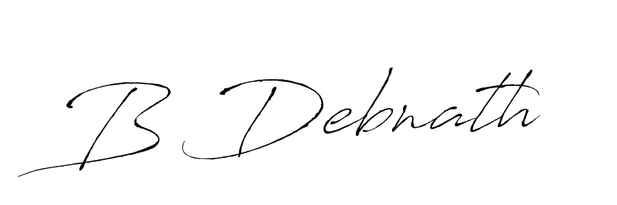 The best way (Antro_Vectra) to make a short signature is to pick only two or three words in your name. The name B Debnath include a total of six letters. For converting this name. B Debnath signature style 6 images and pictures png