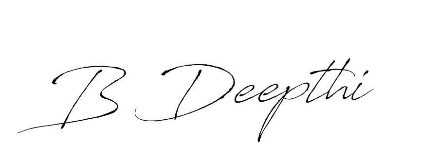 if you are searching for the best signature style for your name B Deepthi. so please give up your signature search. here we have designed multiple signature styles  using Antro_Vectra. B Deepthi signature style 6 images and pictures png