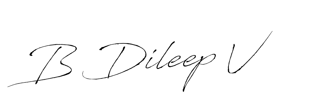 Here are the top 10 professional signature styles for the name B Dileep V. These are the best autograph styles you can use for your name. B Dileep V signature style 6 images and pictures png