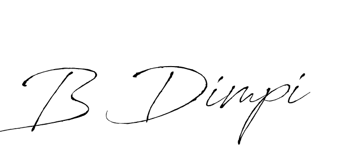 How to Draw B Dimpi signature style? Antro_Vectra is a latest design signature styles for name B Dimpi. B Dimpi signature style 6 images and pictures png