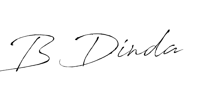 Antro_Vectra is a professional signature style that is perfect for those who want to add a touch of class to their signature. It is also a great choice for those who want to make their signature more unique. Get B Dinda name to fancy signature for free. B Dinda signature style 6 images and pictures png
