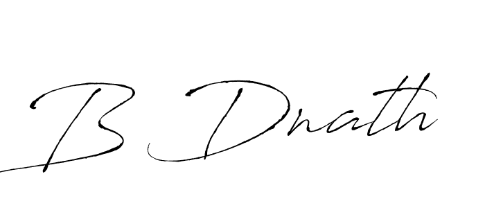 You should practise on your own different ways (Antro_Vectra) to write your name (B Dnath) in signature. don't let someone else do it for you. B Dnath signature style 6 images and pictures png