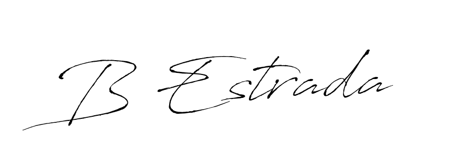 Also You can easily find your signature by using the search form. We will create B Estrada name handwritten signature images for you free of cost using Antro_Vectra sign style. B Estrada signature style 6 images and pictures png