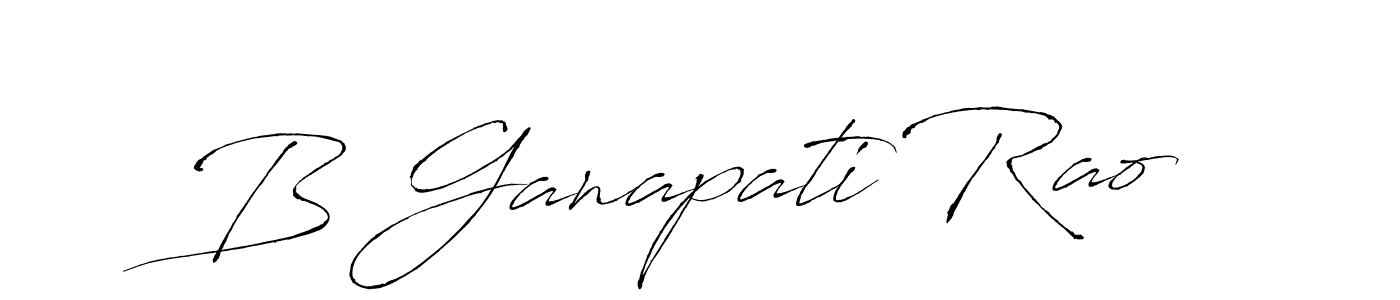 It looks lik you need a new signature style for name B Ganapati Rao. Design unique handwritten (Antro_Vectra) signature with our free signature maker in just a few clicks. B Ganapati Rao signature style 6 images and pictures png