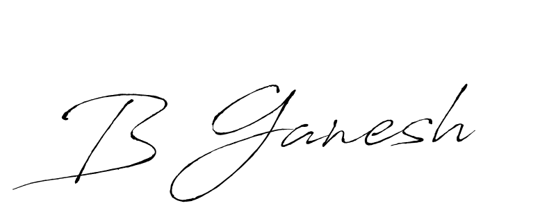 Make a beautiful signature design for name B Ganesh. With this signature (Antro_Vectra) style, you can create a handwritten signature for free. B Ganesh signature style 6 images and pictures png