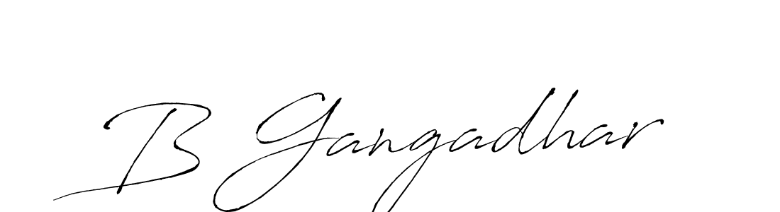 if you are searching for the best signature style for your name B Gangadhar. so please give up your signature search. here we have designed multiple signature styles  using Antro_Vectra. B Gangadhar signature style 6 images and pictures png
