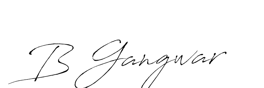 if you are searching for the best signature style for your name B Gangwar. so please give up your signature search. here we have designed multiple signature styles  using Antro_Vectra. B Gangwar signature style 6 images and pictures png