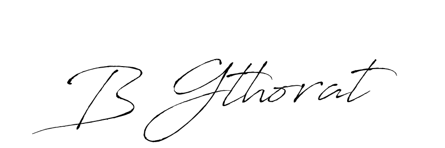 Antro_Vectra is a professional signature style that is perfect for those who want to add a touch of class to their signature. It is also a great choice for those who want to make their signature more unique. Get B Gthorat name to fancy signature for free. B Gthorat signature style 6 images and pictures png