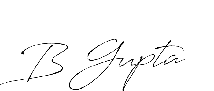 The best way (Antro_Vectra) to make a short signature is to pick only two or three words in your name. The name B Gupta include a total of six letters. For converting this name. B Gupta signature style 6 images and pictures png