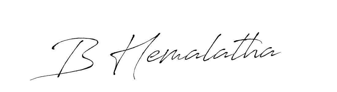 This is the best signature style for the B Hemalatha name. Also you like these signature font (Antro_Vectra). Mix name signature. B Hemalatha signature style 6 images and pictures png