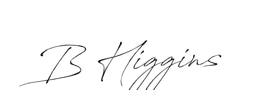 Once you've used our free online signature maker to create your best signature Antro_Vectra style, it's time to enjoy all of the benefits that B Higgins name signing documents. B Higgins signature style 6 images and pictures png