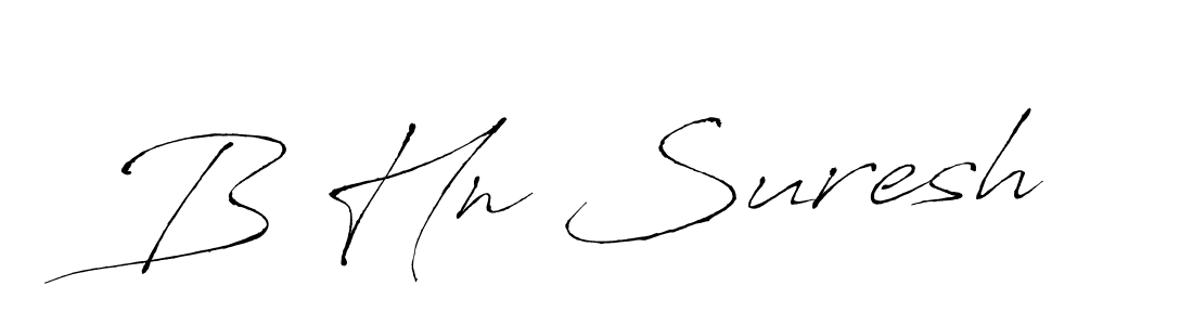 This is the best signature style for the B Hn Suresh name. Also you like these signature font (Antro_Vectra). Mix name signature. B Hn Suresh signature style 6 images and pictures png