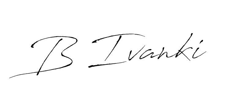 Similarly Antro_Vectra is the best handwritten signature design. Signature creator online .You can use it as an online autograph creator for name B Ivanki. B Ivanki signature style 6 images and pictures png