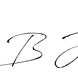 B J stylish signature style. Best Handwritten Sign (Antro_Vectra) for my name. Handwritten Signature Collection Ideas for my name B J. B J signature style 6 images and pictures png