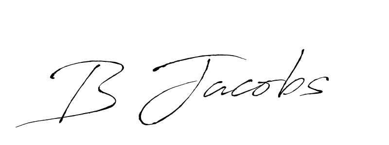 You should practise on your own different ways (Antro_Vectra) to write your name (B Jacobs) in signature. don't let someone else do it for you. B Jacobs signature style 6 images and pictures png