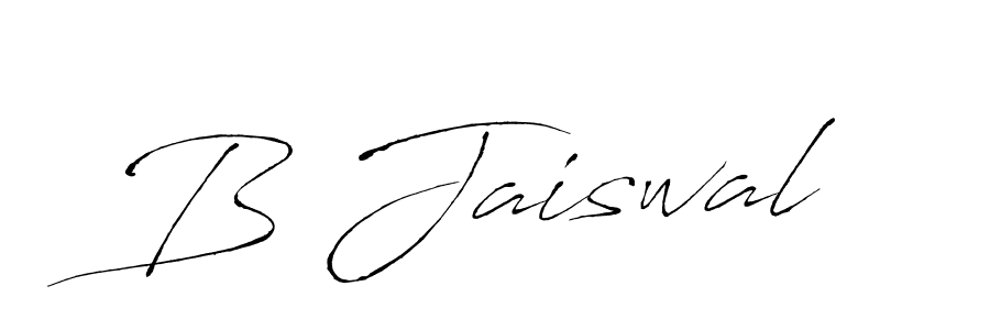 B Jaiswal stylish signature style. Best Handwritten Sign (Antro_Vectra) for my name. Handwritten Signature Collection Ideas for my name B Jaiswal. B Jaiswal signature style 6 images and pictures png